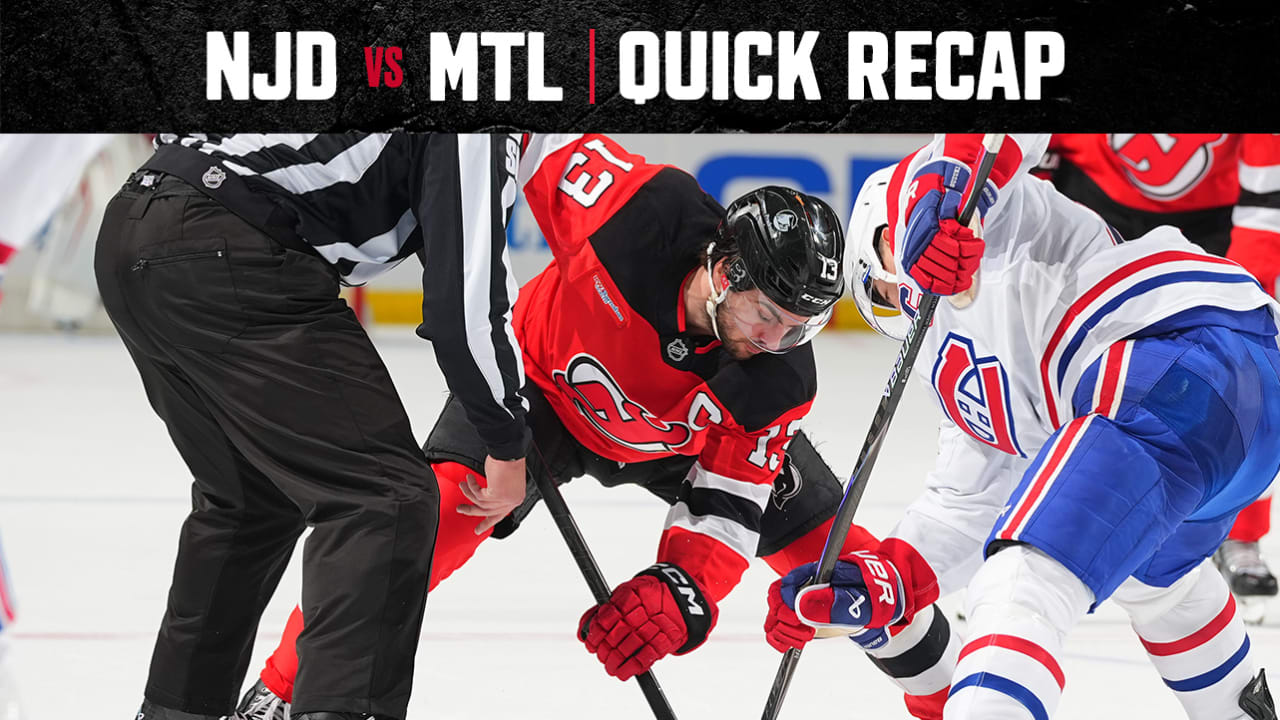 QUICK RECAP: Canadiens 4, Devils 3 (SO)