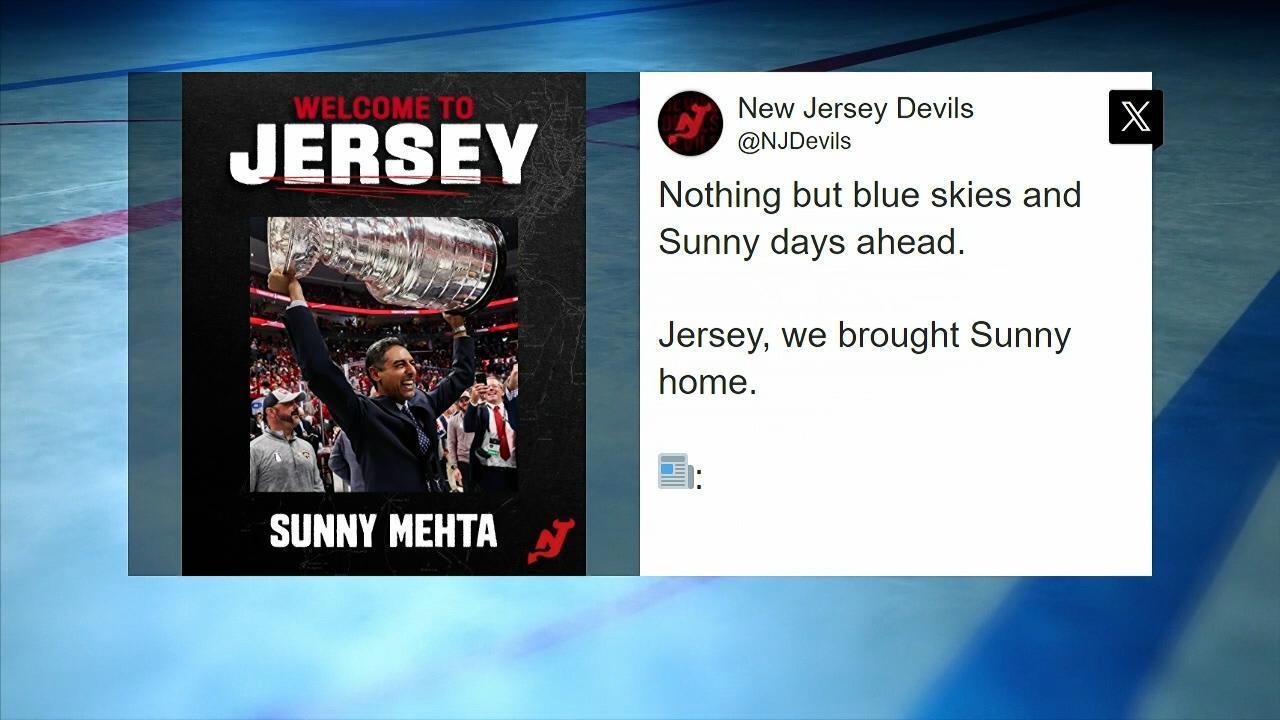 Devils hire Sunny Mehta as General Manager