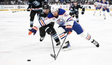 PROJECTED LINEUP: Oilers at Mammoth