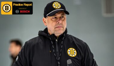 Practice Report: Bruins Get Back to Work in Tampa