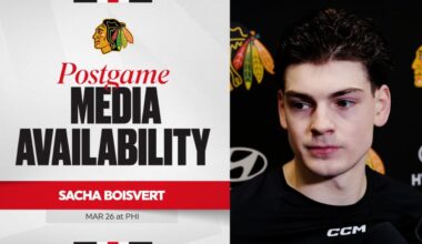 Boisvert on NHL Debut | Chicago Blackhawks