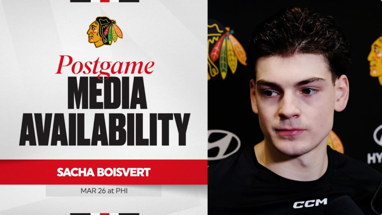 Boisvert on NHL Debut | Chicago Blackhawks
