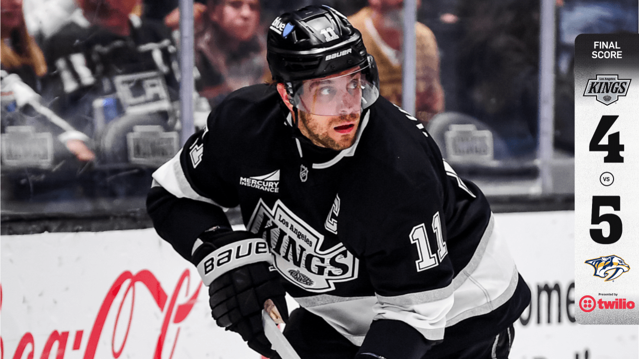 RECAP: Kings 4, Predators 5 (SO), 4/2