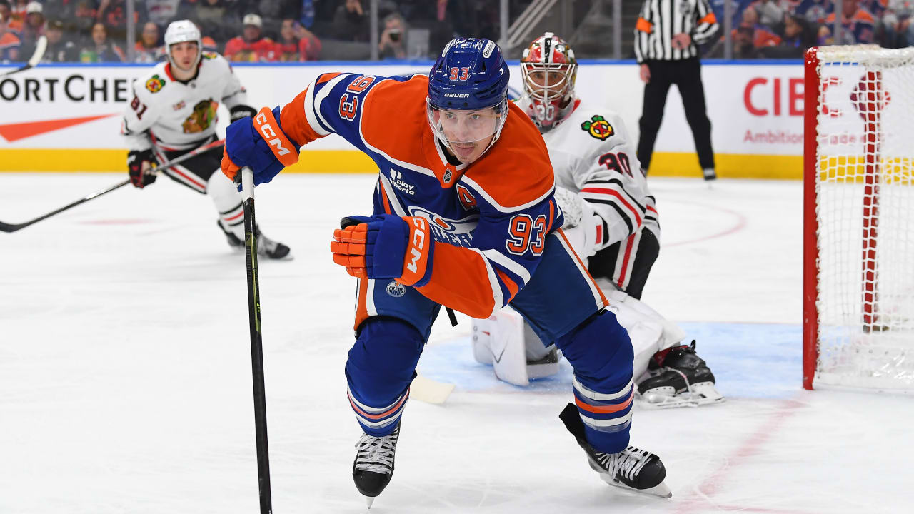 PROJECTED LINEUP: Oilers vs. Blackhawks