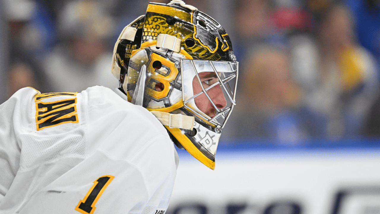 Swayman displays quiet leadership for Bruins in Game 2 win against Sabres