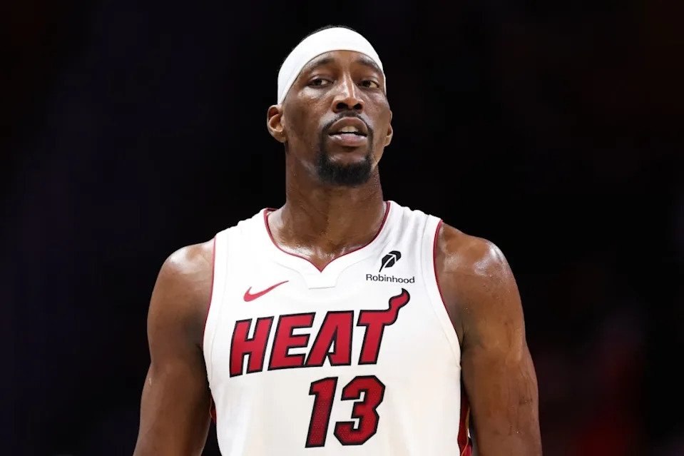 Bam Adebayo during Miami Heat against Atlanta Hawks NBA game