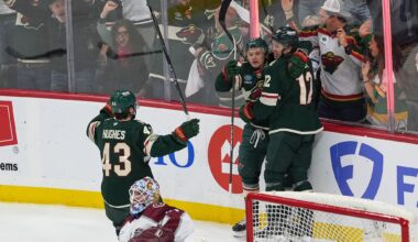 Avs make their first goalie change by pulling Wedgewood for Blackwood during Game 3 vs. the Wild