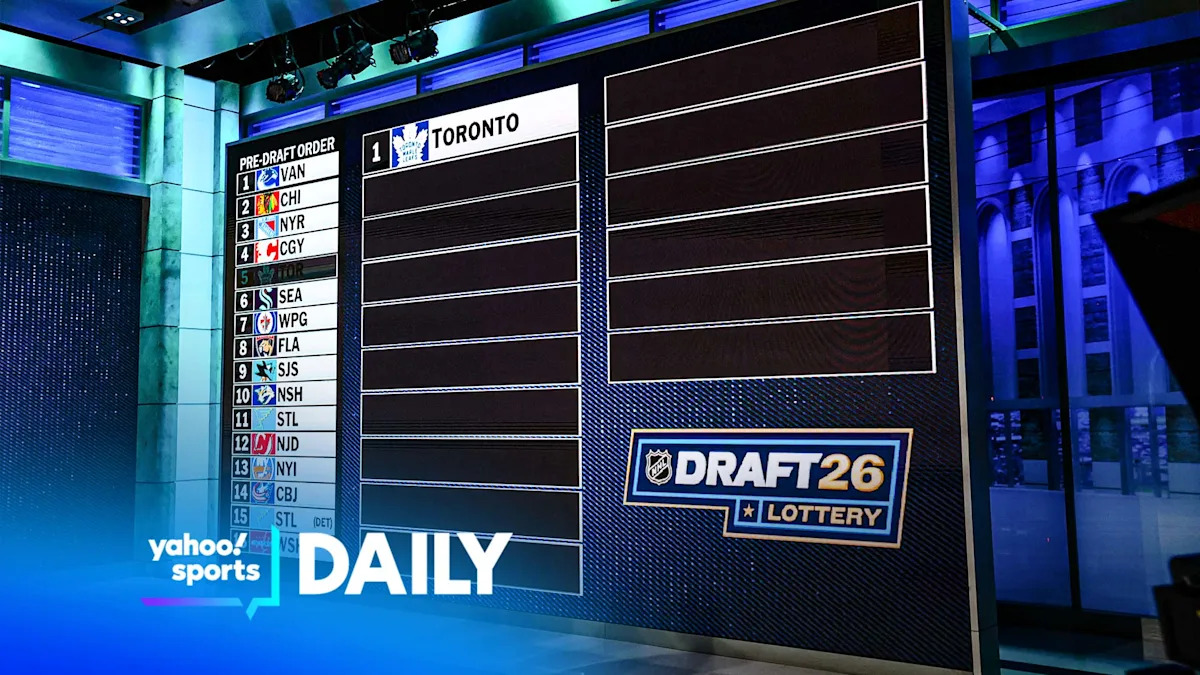 NHL Draft Lottery 2026: Maple Leafs to select first overall