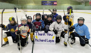 Louisville Minor Hockey Association shows appreciation to Richard Layo
