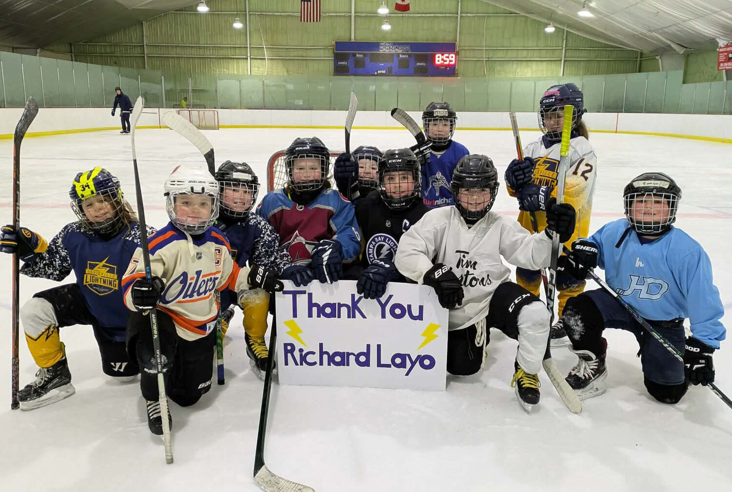 Louisville Minor Hockey Association shows appreciation to Richard Layo