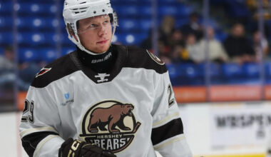 Hershey Falls To Rival Penguins In Game 1 Of Atlantic Division Semis As Milton Gästrin Makes Pro North American Debut