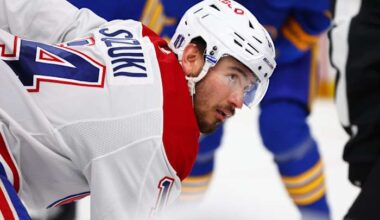 Suzuki, Evans cap 2nd-period surge, Canadiens beat Sabres 6-3 to take 3-2 lead in 2nd-round series