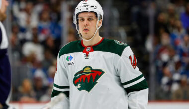 When will injured Joel Eriksson Ek return to the Wild for the playoffs?
