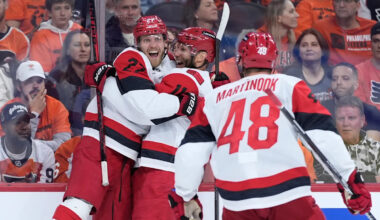 Carolina and Colorado have yet to lose in these NHL playoffs, making history with their hot starts