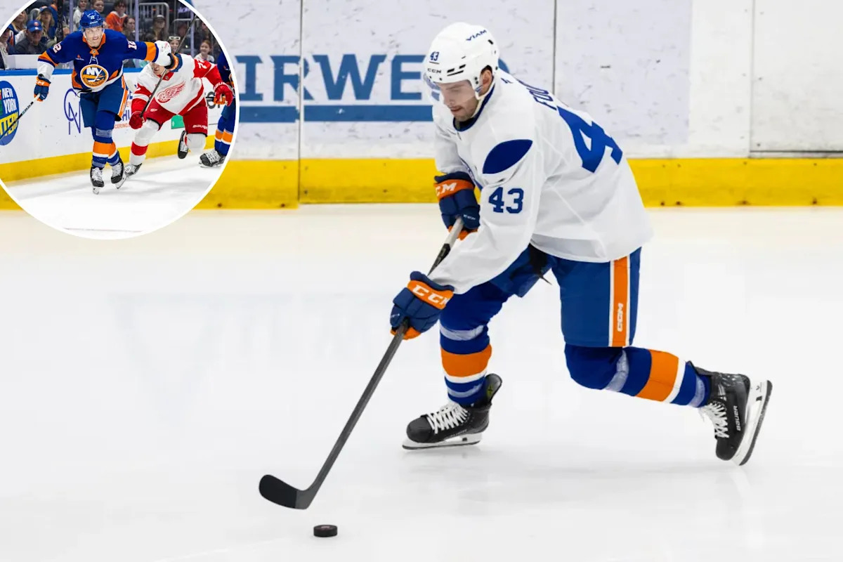 Islanders sign speedster Liam Foudy to two-way contract extension