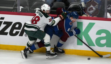 Avalanche hit the ice to prepare for Golden Knights missing key players
