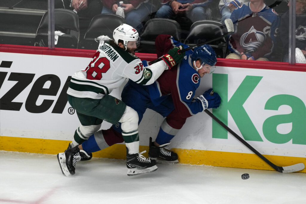 Avalanche hit the ice to prepare for Golden Knights missing key players