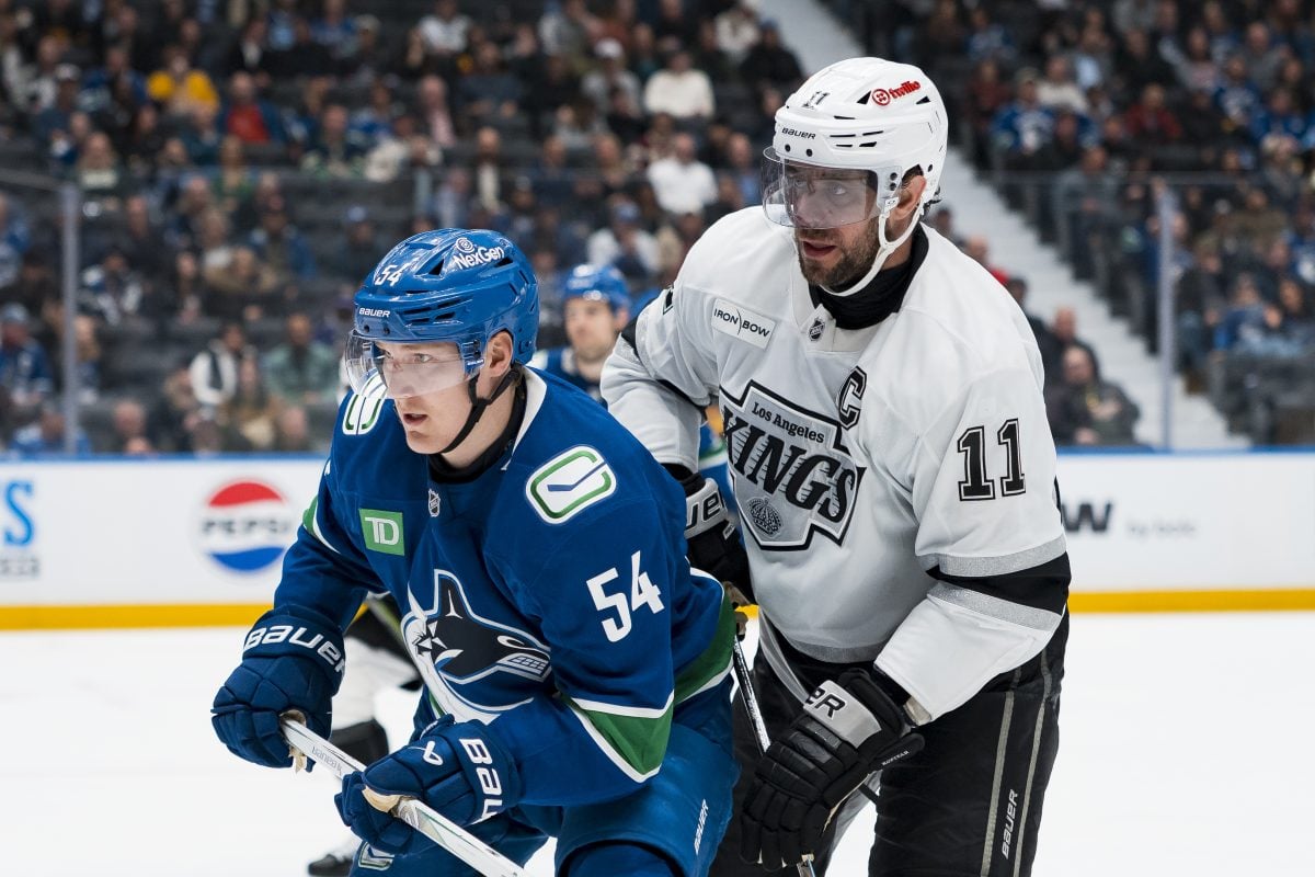 Aatu Raty Vancouver Canucks Anze Kopitar LA Kings