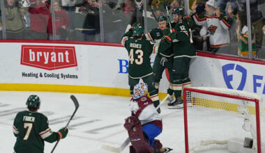 Avs make their first goalie change by pulling Wedgewood for Blackwood during Game 3 in loss to Wild
