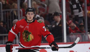 Chicago Blackhawks 2025-26 Player Grades: Nick Lardis - The Hockey Writers - Chicago Blackhawks
