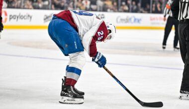 Avalanche's Nathan MacKinnon injured during stunning collapse