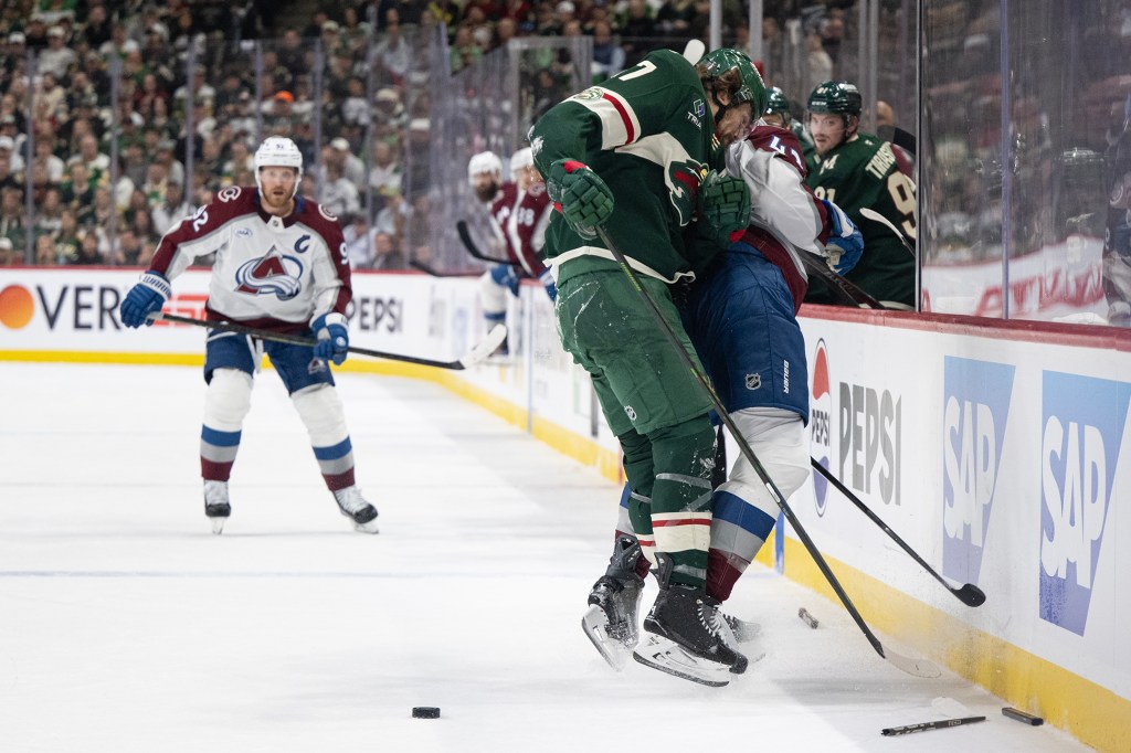 Wild's Michael McCarron calls Avalanche's Josh Manson a 'dirty player'