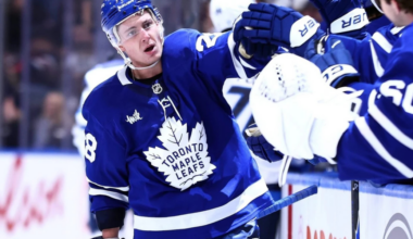Toronto Maple Leafs defenseman Troy Stecher