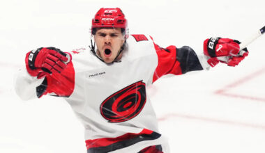 Hurricanes' Stankoven grows into 1st year as 2nd-line center, gets hot start to the NHL playoffs