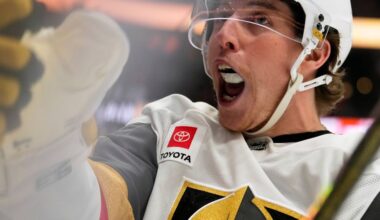 Marner's first playoff hat trick propels Golden Knights to 6-2 rout of Ducks and 2-1 series lead