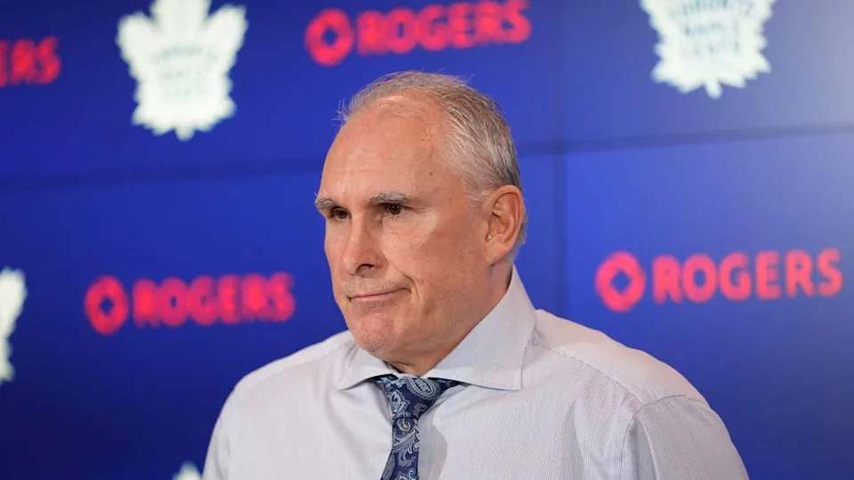 Toronto Maple Leafs head coach Craig Berube during a press conference.John E&period; Sokolowski-Imagn Images