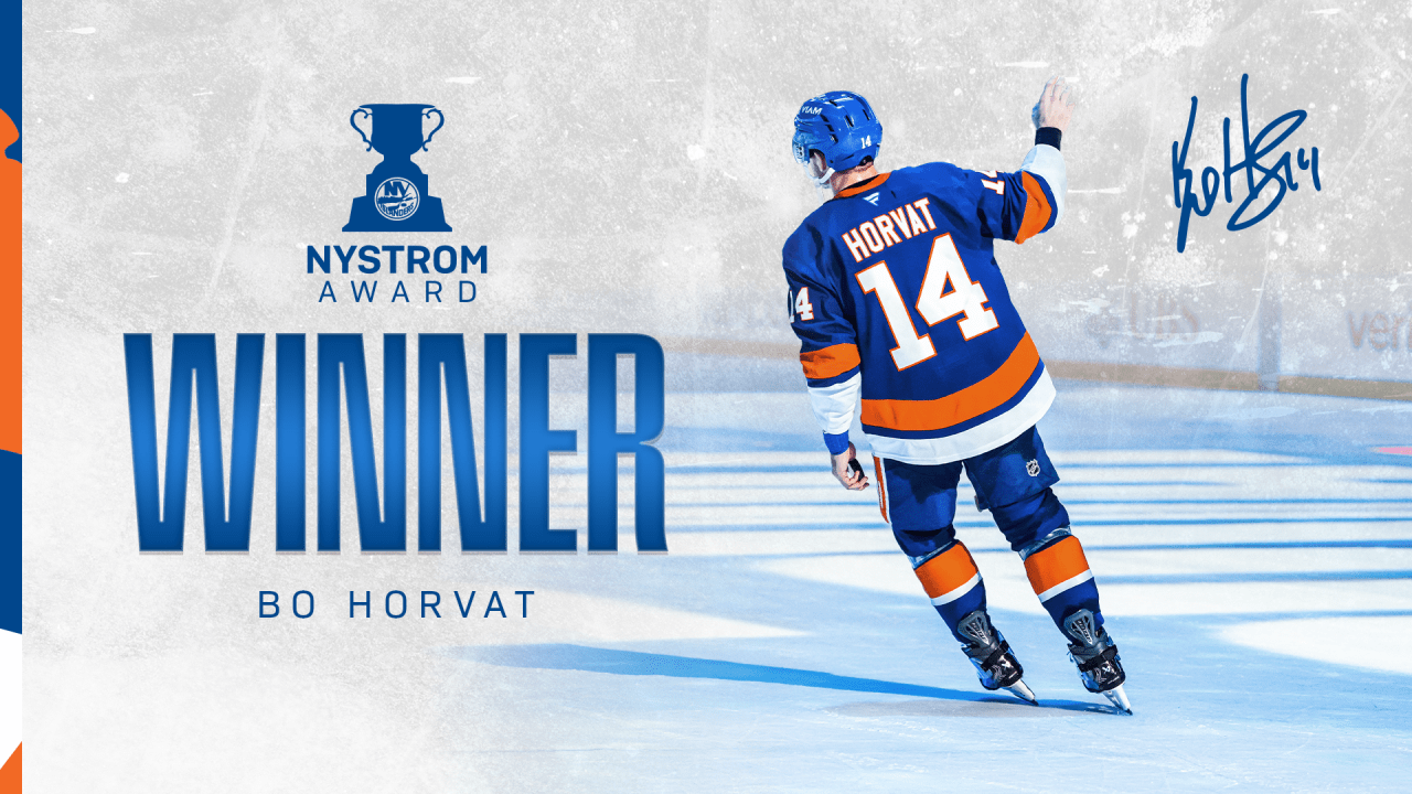 Bo Horvat Wins the 2025-26 Bob Nystrom Award