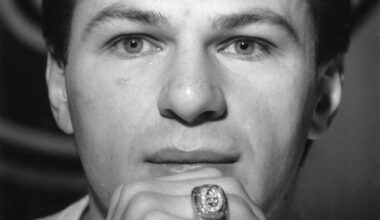 Claude Lemieux close up with a ring on his finger.