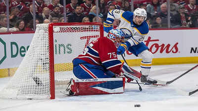 Buffalo Sabres forward Beck Malenstyn sparks controversy after crashing into Montreal Canadiens goaltender Jakub Dobes during NHL Game 3
