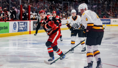 Griffins Display Red Wings Tendencies in Playoff Loss