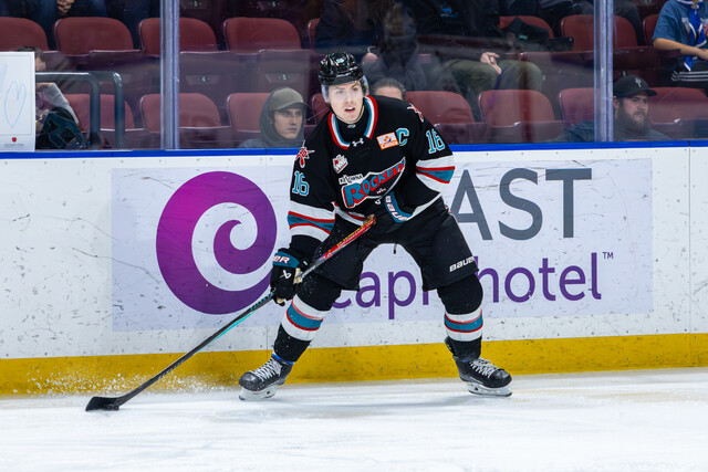 Carson Wetsch signed his NHL entry-level deal with San Jose Wednesday