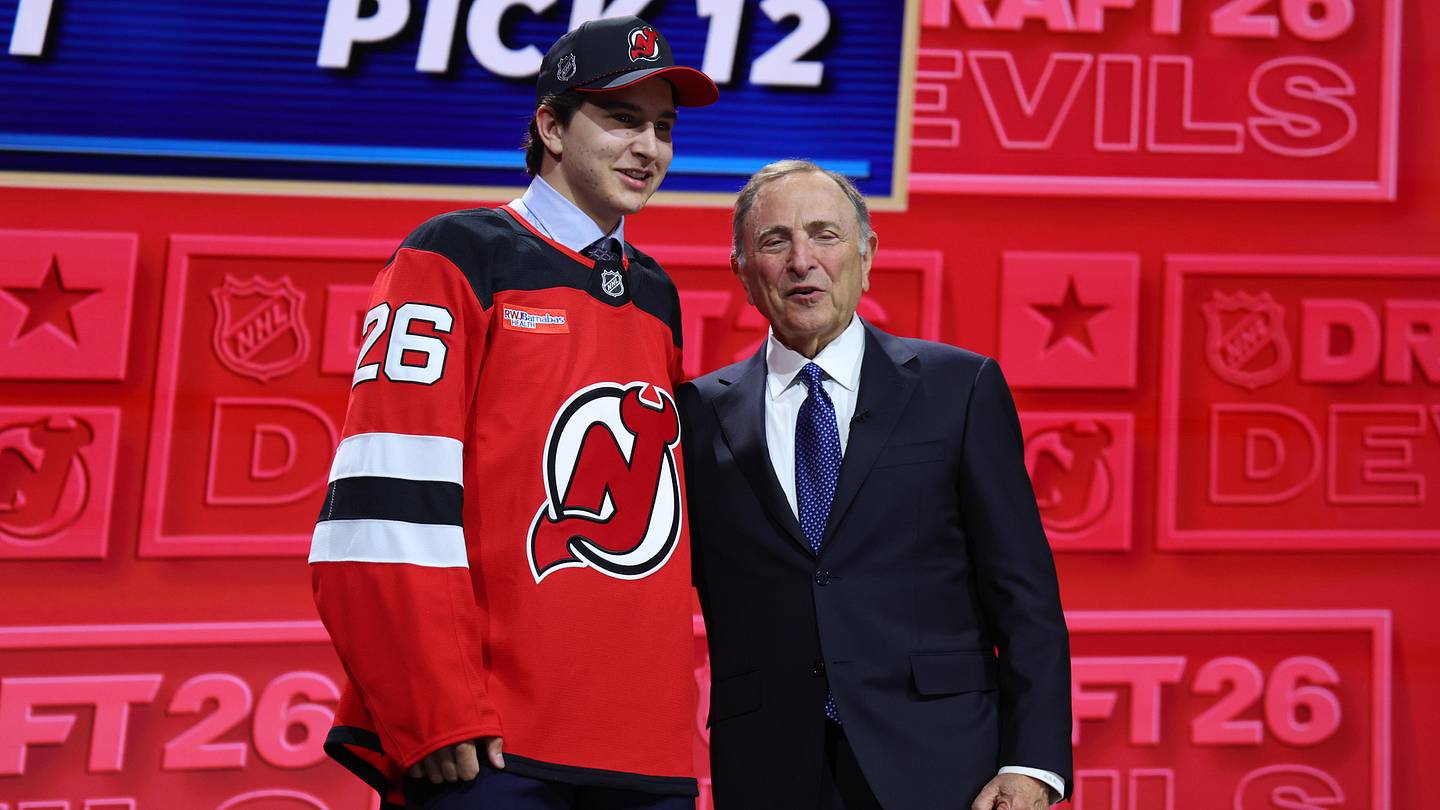 Devils move back twice to bolster prospect depth in second day of 2026 NHL Entry Draft
