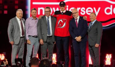 Anton Silayev is selected by the New Jersey Devils: Stephen R. Sylvanie-Imagn Images