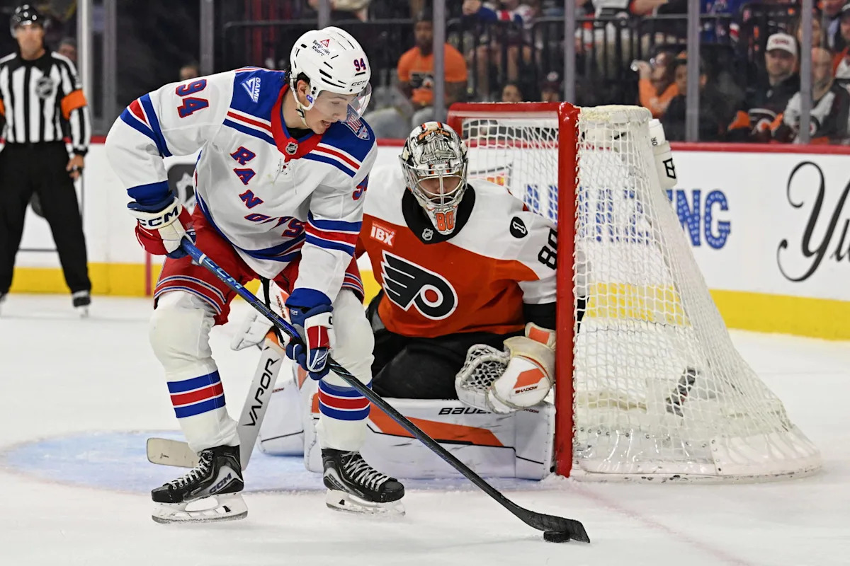 The Rangers Set To Play Flyers In 2026 Rookie Series