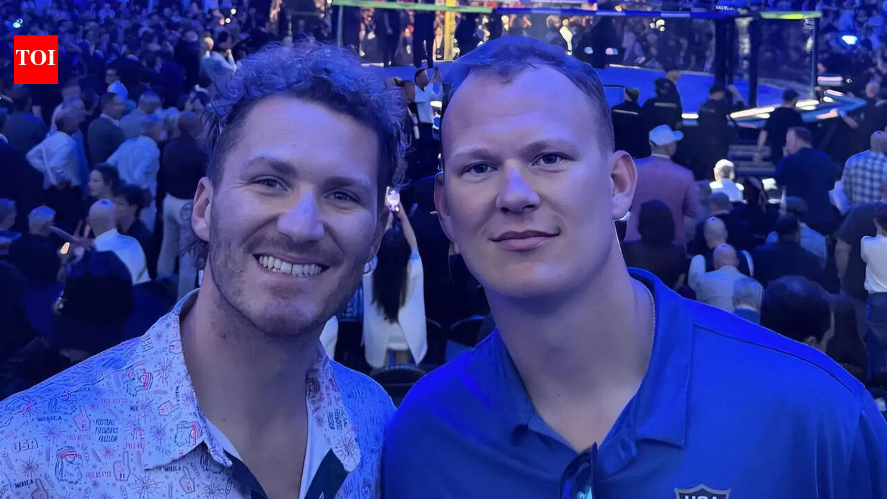 Florida Panthers NHL star Matthew Tkachuk and Ottawa Senators captain Brady Tkachuk attend UFC Freedom 250 | NHL News