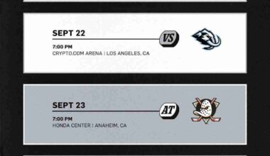 Kings Announce 2026-27 Preseason Games