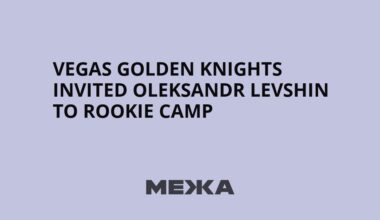 Vegas Golden Knights invited Oleksandr Levshin to rookie camp