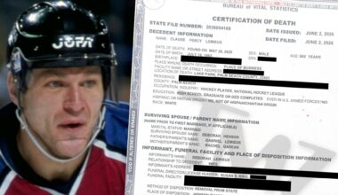 Claude Lemieux Death Certificate Released, Body Moved To North Carolina For Burial