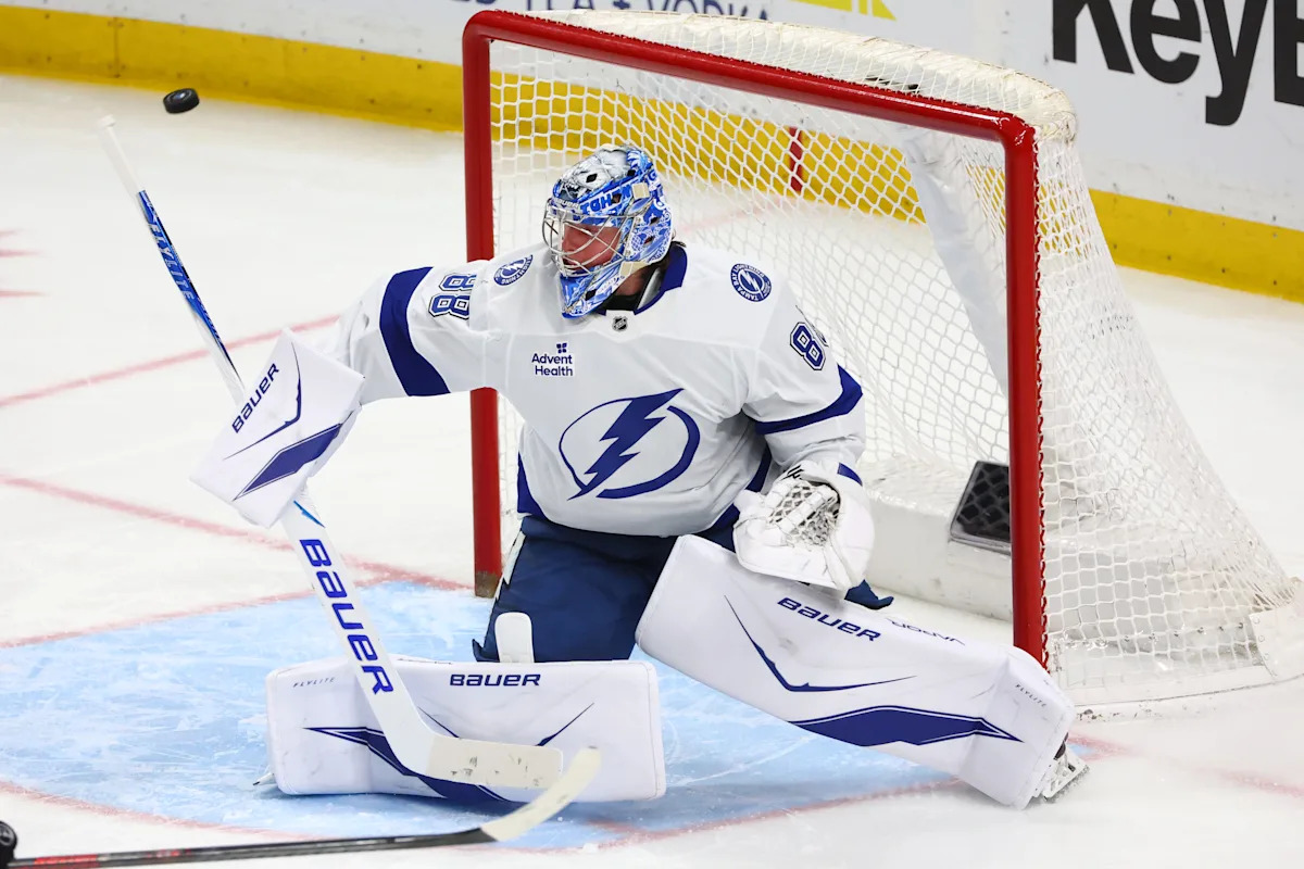Lightning's Andrei Vasilevskiy wins the Vezina Trophy as the NHL's best goaltender