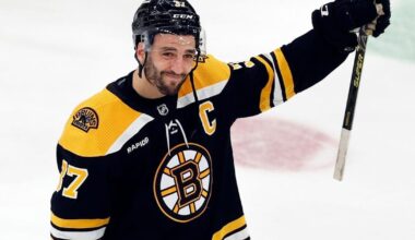Boston Bruins are retiring Patrice Bergeron's No. 37 next season | Sports