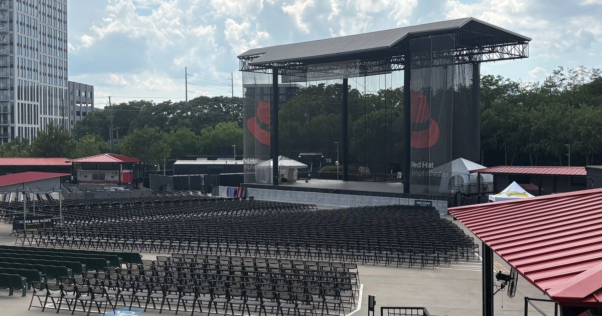 Canes watch party at Red Hat Amphitheater is rain or shine, water bottles allowed :: WRAL.com