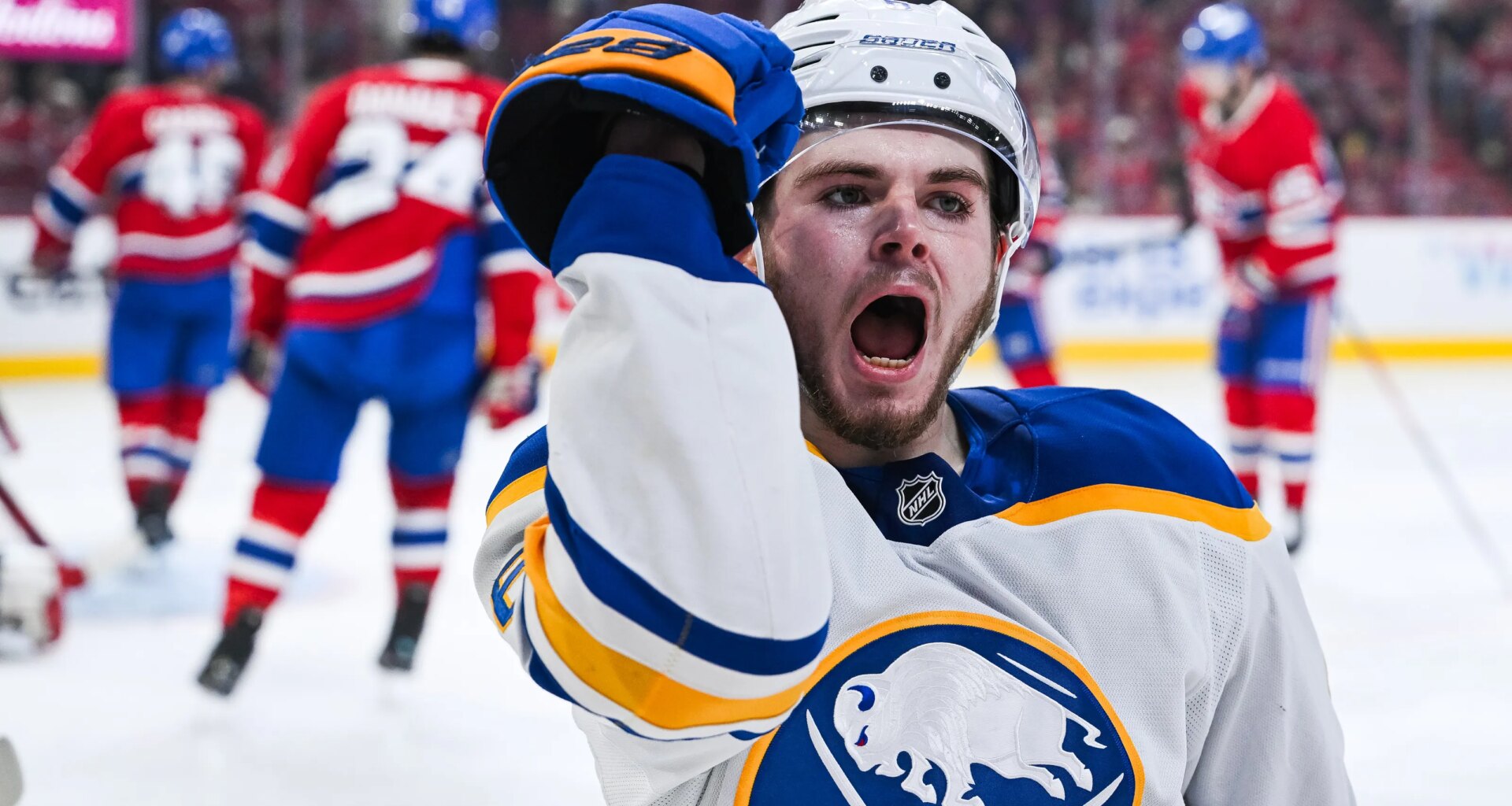 Sabres' Zach Benson, Conor Timmins meet Bills' Josh Allen at OTAs