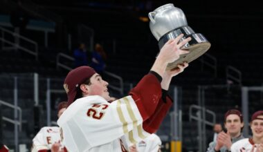 Bruins prospect Dean Letourneau, a no-goal freshman year and a happy U-turn