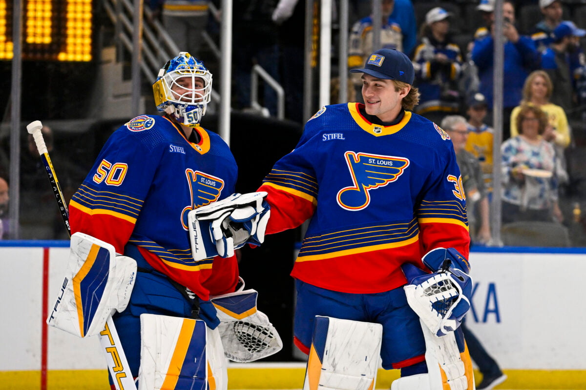 Jordan Binnington Joel Hofer St. Louis Blues