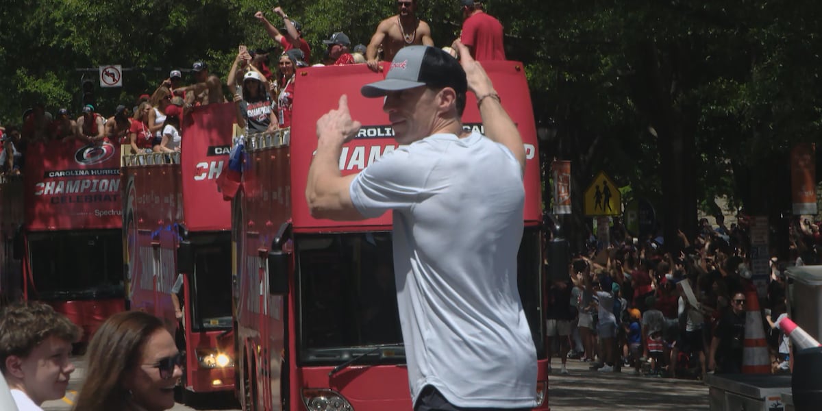 Sea of Hurricanes fans flood Raleigh, celebrating their Stanley Cup champions