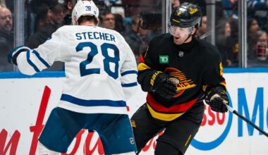 Troy Stecher says he’d be interested in rejoining the Canucks